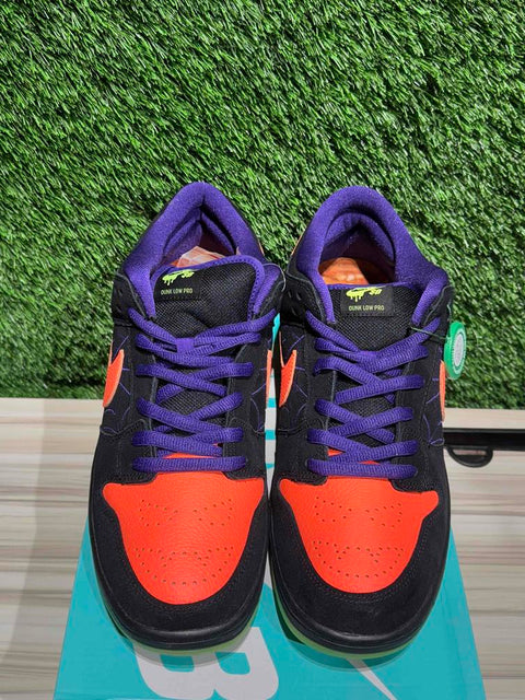 Nike SB Dunk Low Night of Mischief Halloween Sz 14