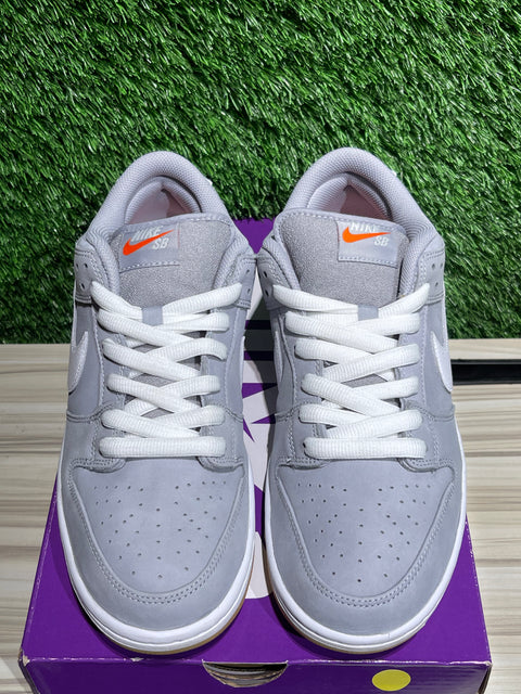 Nike SB Dunk Low Pro ISO Orange Label Wolf Grey Gum Sz 10.5M