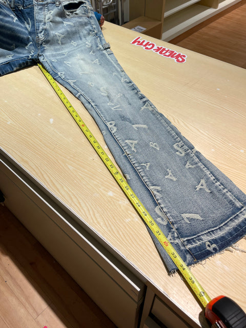 Vintage Valabasas Men's Logo Flare Jeans Sz 36