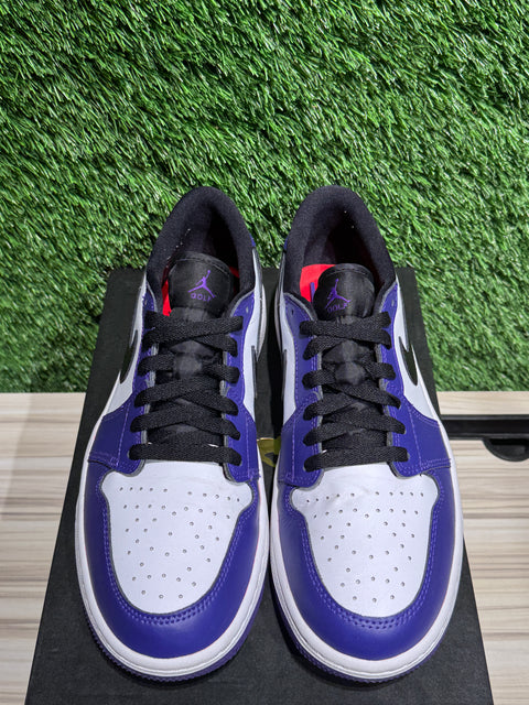 Jordan 1 Retro Low Golf Court Purple Sz 8.5