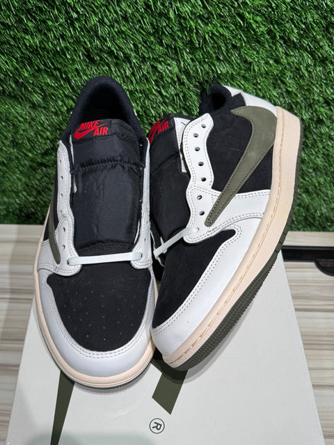 Jordan 1 Retro Low OG SP Travis Scott Olive (Women's) Sz 9M