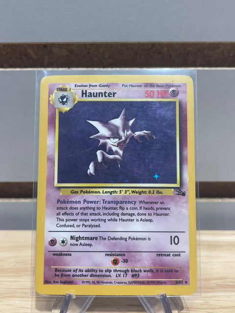 Haunter (6) - Pokemon Fossil (FO) (Unlimited Holofoil)