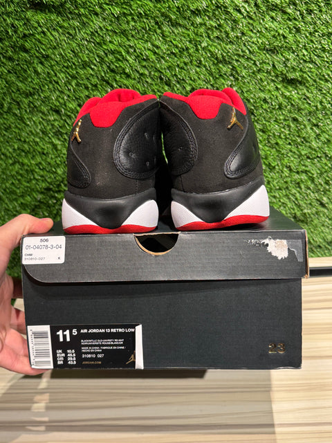 Jordan 13 Retro Low Bred Sz 11.5M.