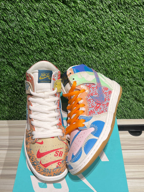 Nike SB Dunk High Thomas Campbell What the Dunk Sz 8M