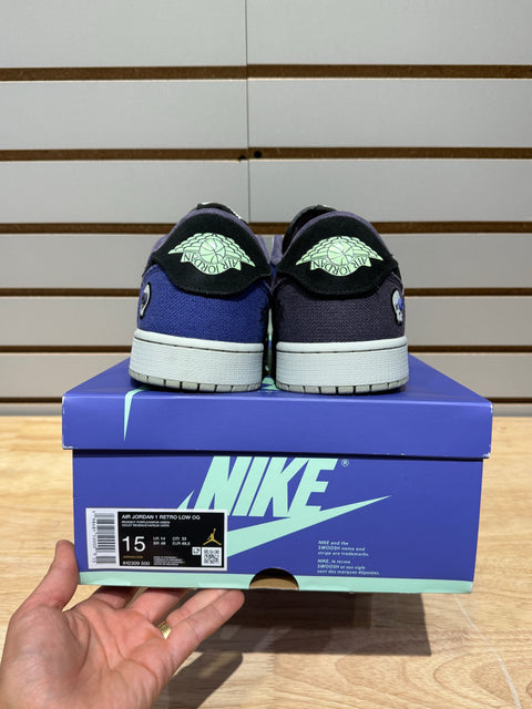 Jordan 1 Retro Low OG Zion Williamson Voodoo Alternate Sz 15