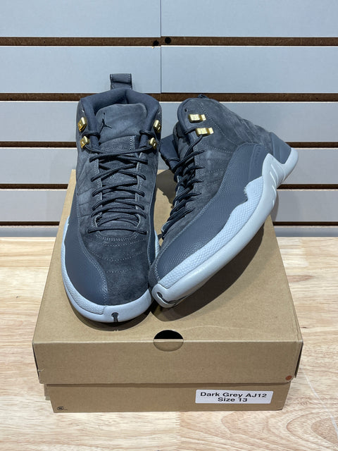 Jordan 12 Retro Dark Grey Sz 13