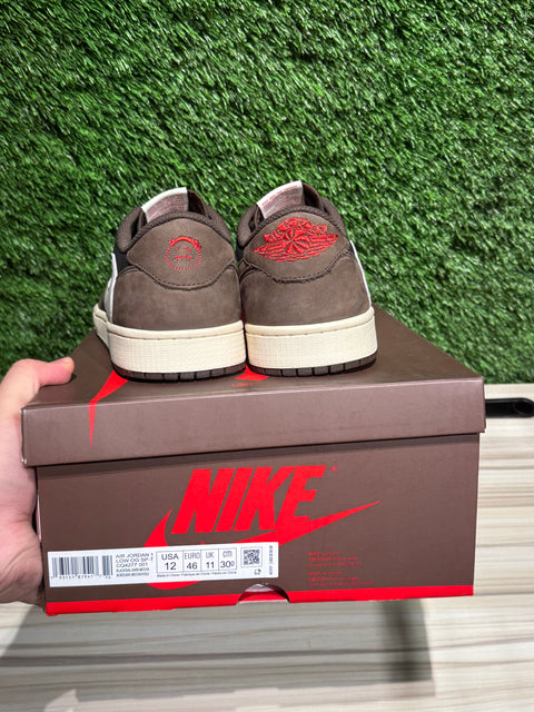 Jordan 1 Retro Low OG SP Travis Scott Mocha Sz 12M