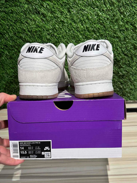 Nike SB Dunk Low Pro B Pale Ivory Sz 14M.