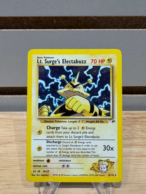 Lt. Surge's Electabuzz (6) - Pokemon Gym Heroes (G1)