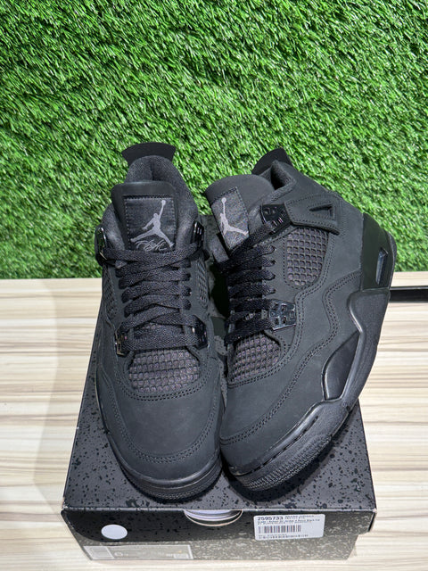Jordan 4 Retro Black Cat (2025) (GS) Sz 6Y