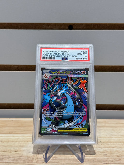 Pokémon Mega Charizard X ex - 023 - ME: Mega Evolution Promo (MEP) PSA 10