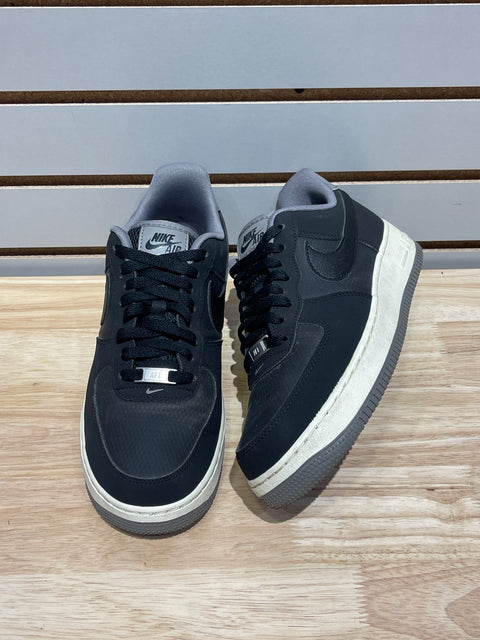 Nike Air Force 1 Low '07 LV8 Black Flat Pewter Sz 9.5