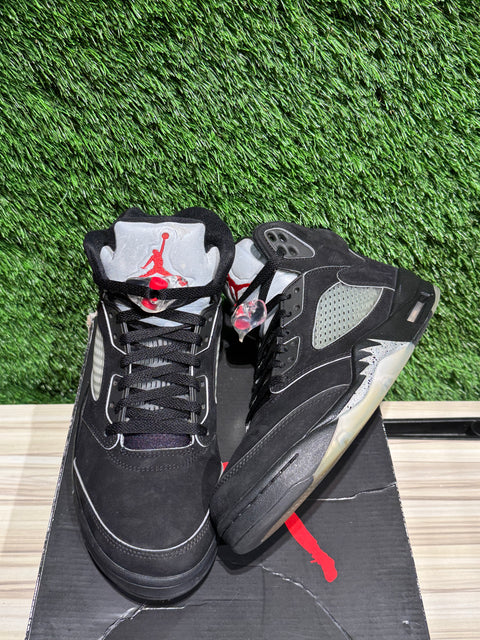 Jordan 5 Retro OG Black Metallic Reimagined Sz 9.5M