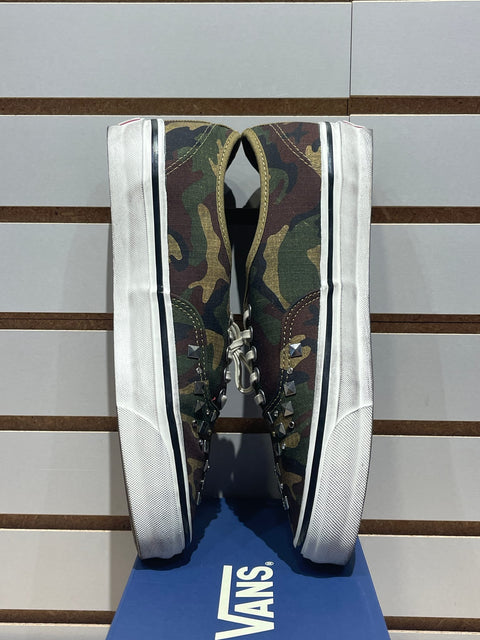 Vans Premium Authentic Woodland Camo Green Sz 8.5
