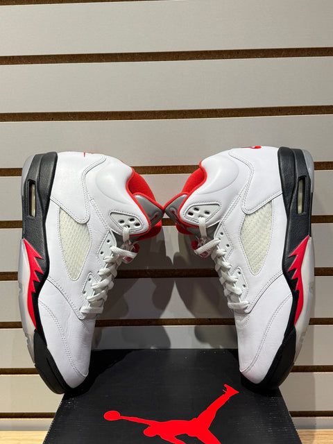 Jordan 5 Retro Fire Red Silver Tongue (2020) Sz 11