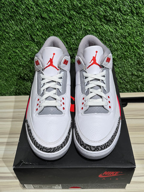 Jordan 3 Retro Fire Red (2022) Sz 10M