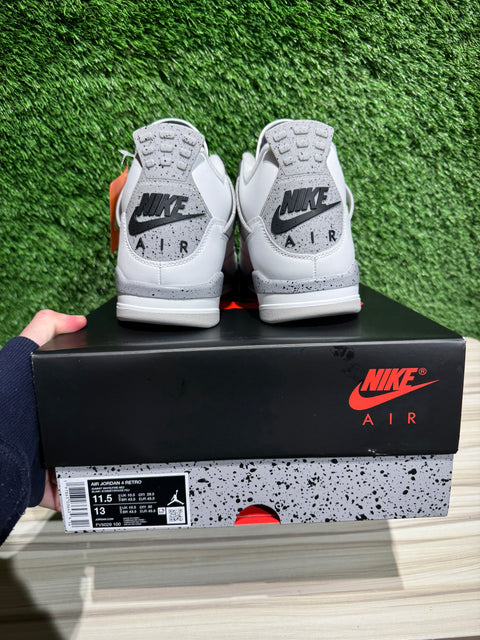 Jordan 4 Retro White Cement (2025) Sz 11.5