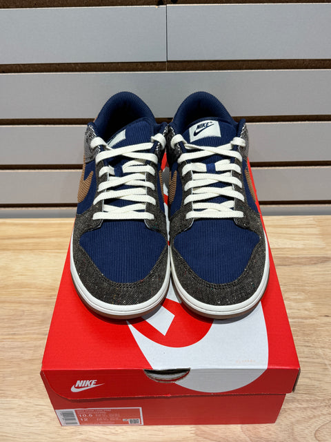 Nike Dunk Low Tweed Midnight Navy Corduroy