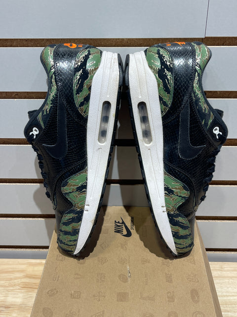 Nike Air Max 1 atmos Tiger Camo Snakeskin Sz 10.5