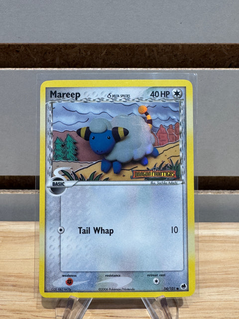 Mareep #54 Pokemon Dragon Frontiers (Reverse Holo)(Stamped)