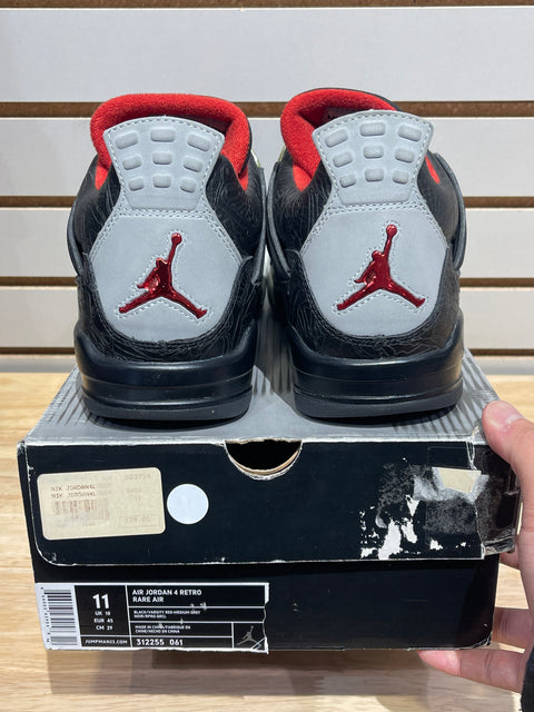 Jordan 4 Retro Black Laser Sz 11M