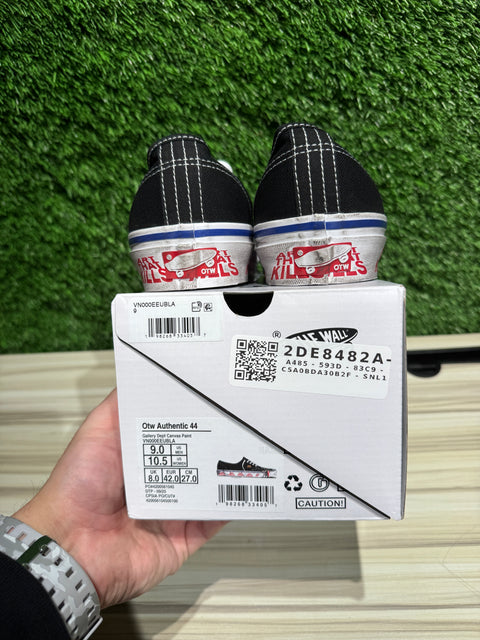 Vans Authentic Reissue 44 Gallery Dept. Art That Kills Black Sz 9