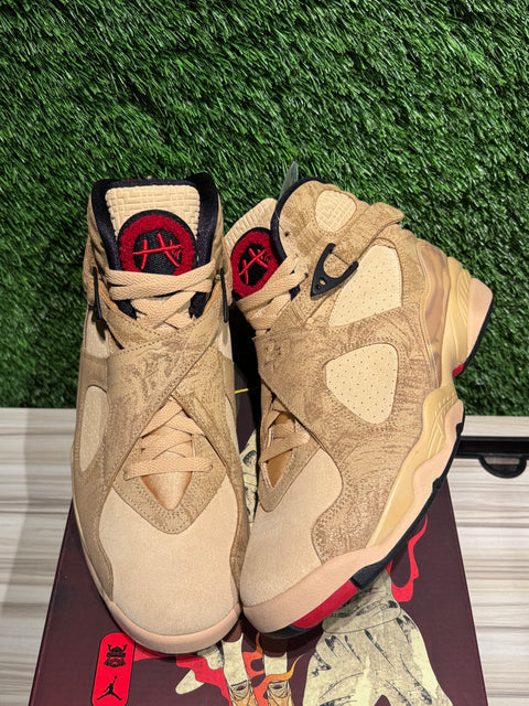 Jordan 8 Retro SE Rui Hachimura Black Samurai Sz 10M