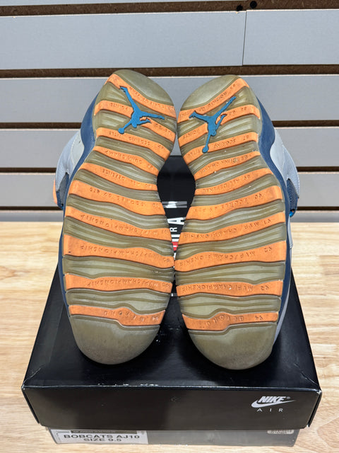 Jordan 10 Retro Bobcats Sz 9.5