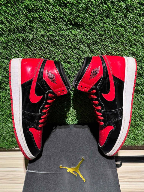 Jordan 1 Retro High OG Patent Bred (GS) Sz 6Y