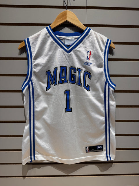 Vintage 2000s Kids Reebok Orlando Magic Tracy McGrady #1 Jersey Sz L