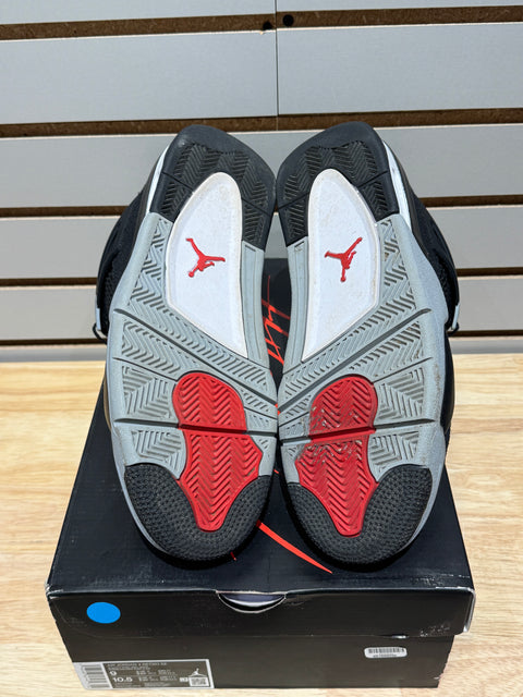 Jordan 4 Retro SE Black Canvas Sz 9M