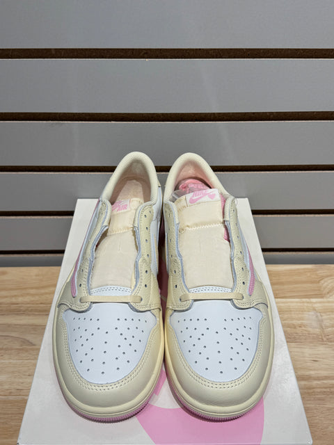 Jordan 1 Retro Low OG SP Travis Scott Shy Pink Sz 10.5