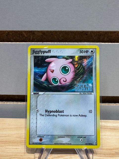 Jigglypuff #53/100 Pokemon Crystal Guardians (Reverse Holo)(Stamped)