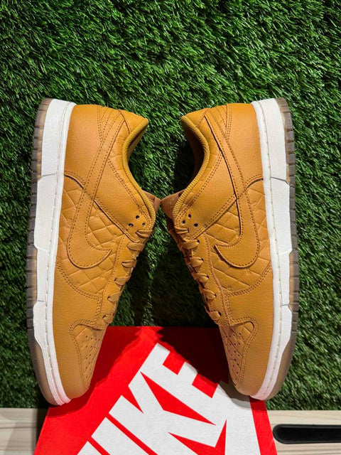 Nike Dunk Low Quilted Wheat (Women's) Sz 8.5M