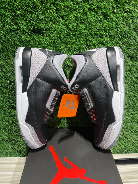 Jordan 3 Retro OG Black Cement (2024) Sz 10