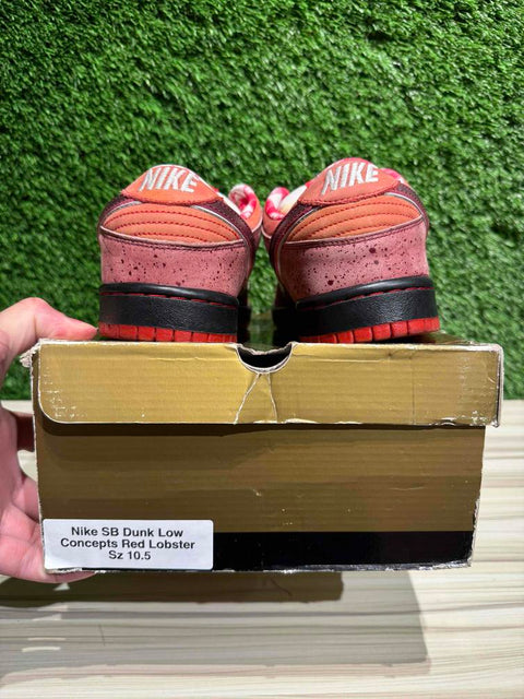 Nike SB Dunk Low Concepts Red Lobster Sz 10.5