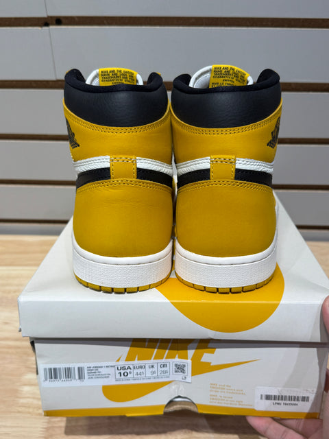 Jordan 1 Retro High OG Yellow Ochre Sz 10.5