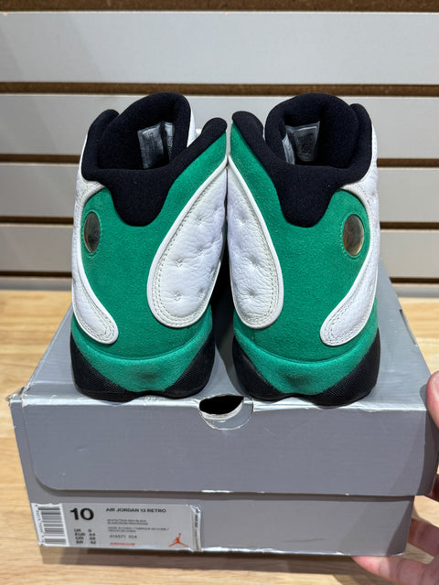 Jordan 13 Retro White Lucky Green Sz 10