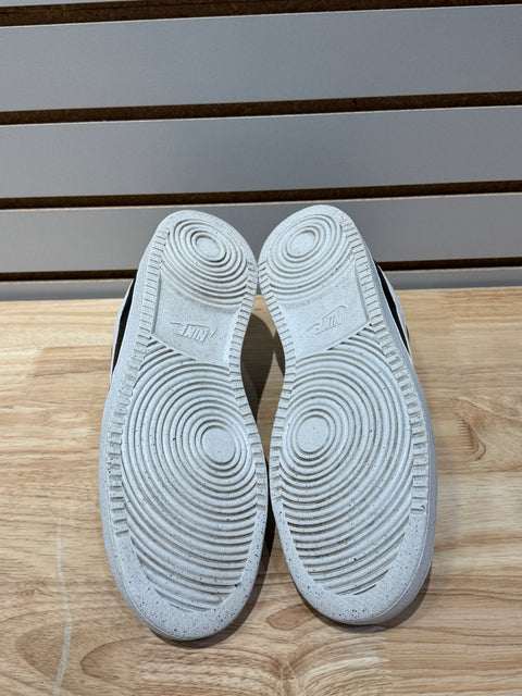 Nike Court Vision Low Next Nature Black White Sz 9.5M
