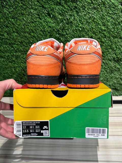 Nike SB Dunk Low Concepts Orange Lobster Sz 12....