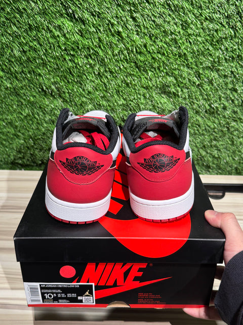 Jordan 1 Retro Low OG Black Toe (2023) Sz 10.5