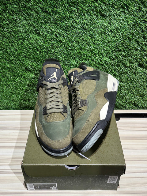 Jordan 4 Retro SE Craft Medium Olive Sz 12