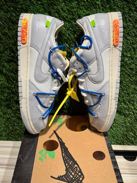 Nike Dunk Low Off-White Lot 10 Sz 11.5M