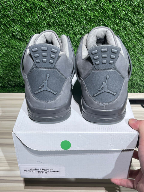 Jordan 4 Retro SE Paris Olympics Wet Cement Sz 11M...