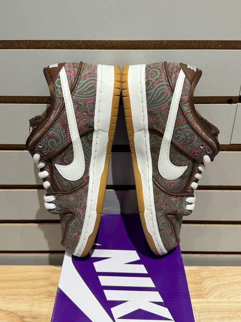 Nike SB Dunk Low Pro Paisley Brown Sz 7