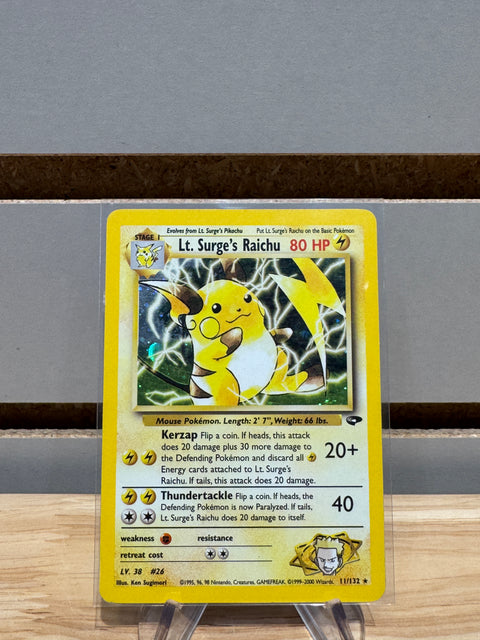 Pokémon Lt. Surge's Raichu - Gym Challenge (G2)