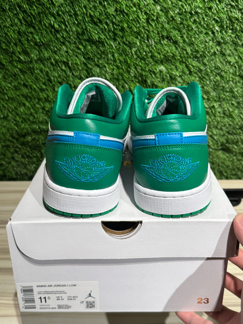 Jordan 1 Low Lucky Green Aquatone (Women's) Sz 11.5W