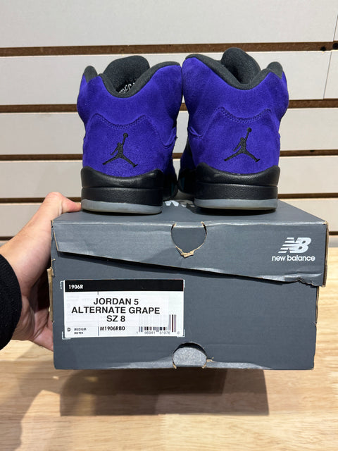 Jordan 5 Retro Alternate Grape Sz 8