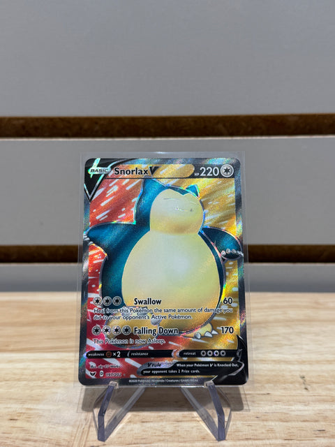 Snorlax V (Full Art) - Pokemon SWSH01: Sword & Shield Base Set (SWSH01)