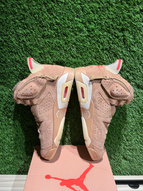 Jordan 6 Retro Travis Scott British Khaki Sz 13